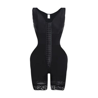 Zyrah Fajas Colombianas Inspired Shapewear Seamless Tummy Control Bodysuit  with Zipper Crotch